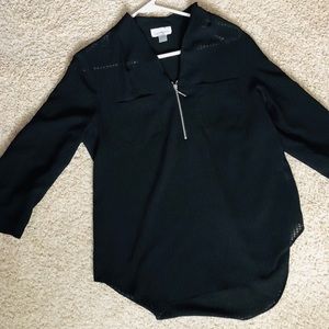 Jaclyn Smith Collection 3/4 Sleeve Blouse